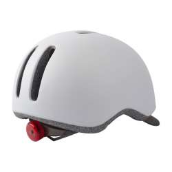 Casque Vélo Polisport Commuter Blanc/Gris Arrière