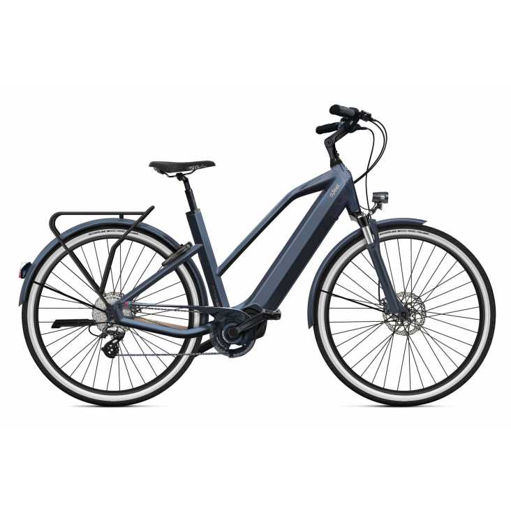 VÉLO ÉLECTRIQUE 2021 O2feel iSwan Urban Boost 6.1 Gris Anthracite