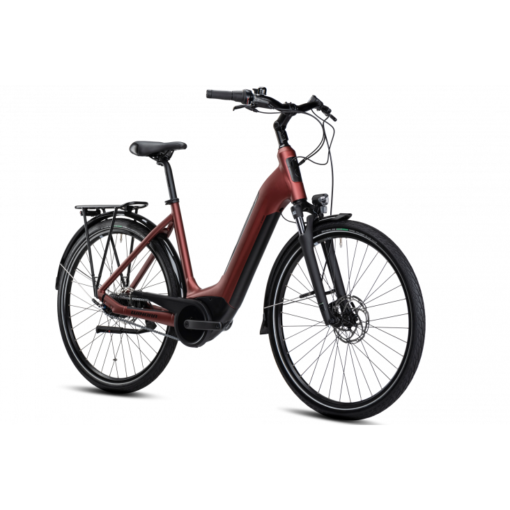 VÉLO ÉLECTRIQUE 2022 Winora Tria N8f Eco Rouge Side