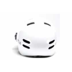 Casque de vélo urbain avec visière PNA Cycling Blanc Arrière