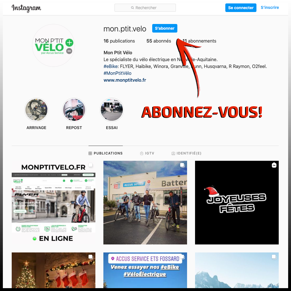 image abonnement instagram